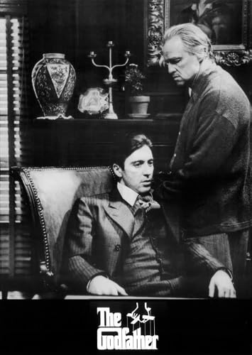 Der Pate (1971): Al Pacino und Marlon Brando | UK Import Filmplakat, Poster [59 x 84 cm]