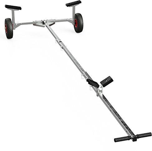 SUPROD Slipwagen Bootswagen Handtrailer faltbar Schlauchbootwagen TR260, PU, Ø 260 mm