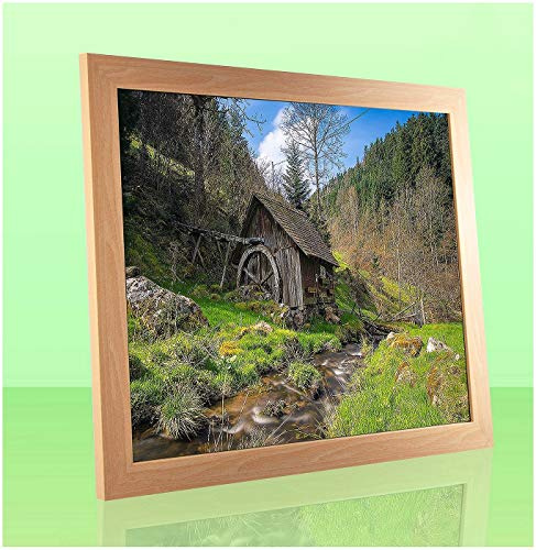 Bilderrahmen Monzetta Puzzlerahmen 50x70 Buche Dekor 70x50 cm Klares Kunstglas