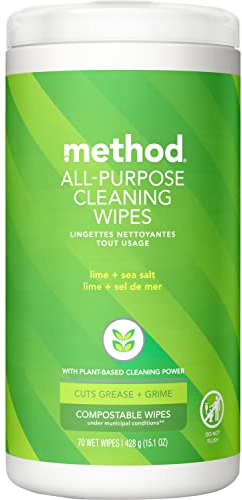 Method All-Purpose Cleaner Wipes, 70 ct, Lime n Sea Salt