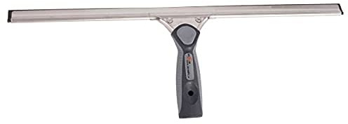 Axis Line Fensterabzieher 25 cm Edelstahl für Streifenfreie Reinigung | Profi Abzieher mit rutschfestem Bi-Kunststoffgriff und Teleskopstangen-Kompatibilität für Glasflächen und Fenster.