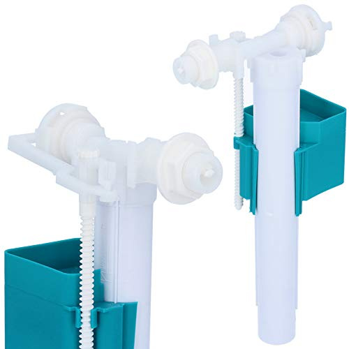 INTER-SANO Füllventil Spülkasten Ersatzteile WC für Kunststoff & Keramik Spülkasten G 1/2 | Universelles Schwimmerventil Schwimmer Spülkasten Toilettenspülkasten