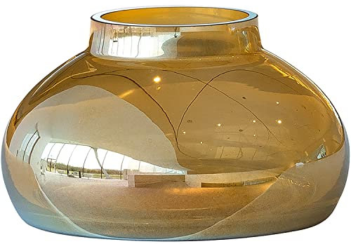 LEONARDO HOME 018649 POESIA Vase 9,3 cm gold, Glas