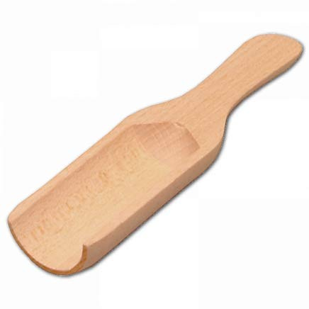 Hofmeister Holzwaren 5X Dosier-Löffel aus Buchen-Holz, 11 x 3 cm, Schaufel für Gewürze, Kaffee, Getreide, sicheres Dosieren, Abwiegen & Befüllen, Mess-Löffel aus Buchenholz