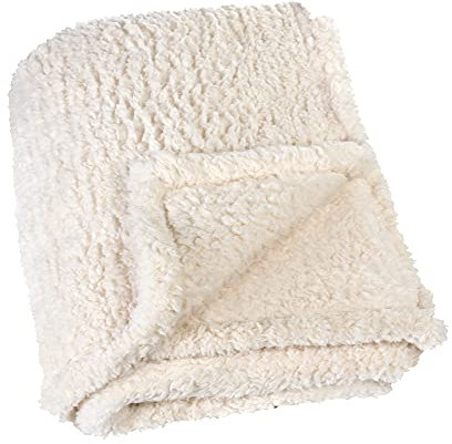 Linder - Coperta trapuntata, 130 x 150 cm, colore: Ecru.