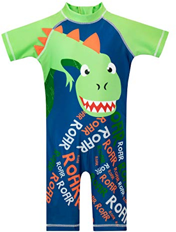 Harry Bear Pojkar Baddräkt Dinosaurie Blå 116