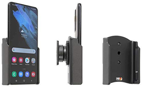 Brodit Gerätehalter 711245 | Made IN Sweden | für Smartphones - Samsung Galaxy S21+ 5G SM-G996B/SM-G996B/DS, Schwarz