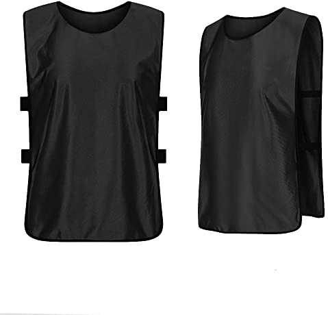 Cheuling 12 Stück Sport Trikot Leibche Fußball Trainingsleibchen für Kinder und Erwachsene, Markierungshemd Trainingsleibchen Team-Spiel Bibs für Herren Damen Senioren Junioren