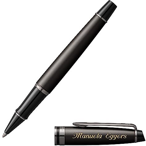 Waterman Tintenroller Tintenroller EXPERT Special Edition Metallic Black 2119190 mit persönlicher Laser-Gravur
