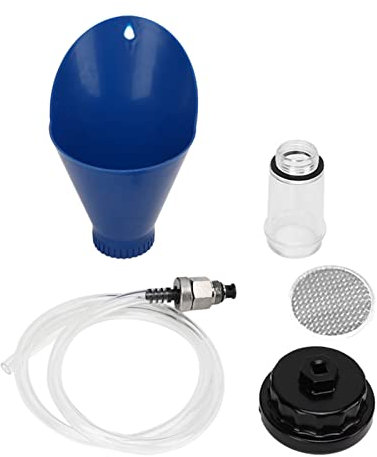 Aramox Outil de Système de Filtre à Huile Moteur, Entonnoir D'Huile Moteur de Style Cartouche Outil de Ravitaillement du Système de Filtre à Huile avec clé à Tube pour Moteurs de