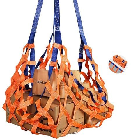 Hangendes Hebenetz - Flaches Nylonnetz, Anhängernetz, Schutznetz Garten, Cargonetz Heavy Duty, Für Treppenhebungsnetz, Frachtnetz, Anpassbar, Last 0,3-3,5 Tonnen ( Size : 4 X 4M/Mesh 20cm/Load 3.5t )