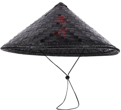 Holibanna Japansk Samurai Cosplay Hatt Bambu Huvudbonad För Scendekoration Och Bekväm För Rollspel Och Temafester Styck