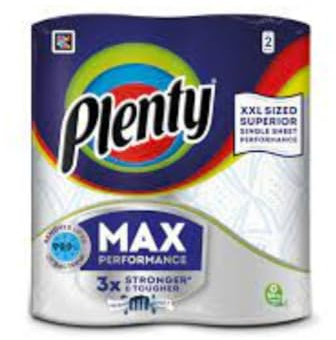 Plenty Max Performance The Extra Big One Kitchen Towel 2 Rolls