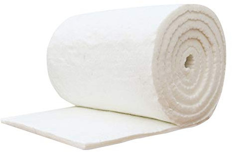 High Density Ceramic Fiber Insulation Fire Blanket Heat Resistant up to 2300F for Stoves Furnaces Kilns Fire Bricks Boilers Blacksmithing and Pizza Ovens 10MM Thickness