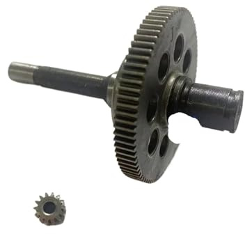 Compatible with Saw Ion Logging Saw Pinion 550 Model 14 Tooth Brushless Motor Gear Mini Gear with Shaft Compatible with Power Tool Chain Universal