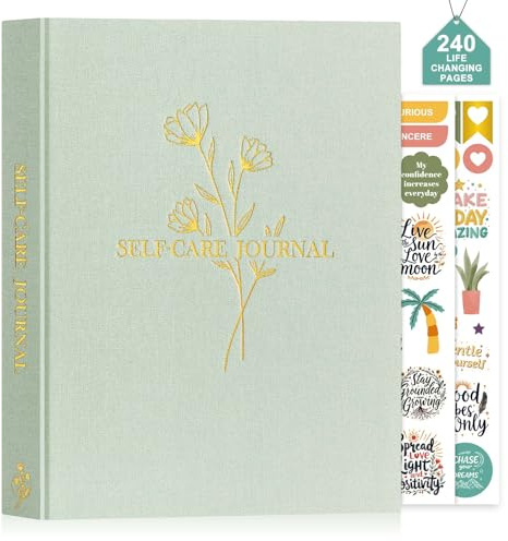 Lanpn självvårdsjournal för kvinnor, självkärlek guidade journaler med uppmaningar, daglig reflektion välmående & tacksamhetsplanerare, 5 minuters anteckningsbok för mental hälsa, Mindfulness