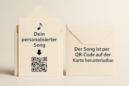 Firelia Einzigartiger Personalisierter Song Individuell nach deinen Angaben erstellt Für dein Geburtstag besondere Menschen & Anlässe QR Code Postkarte Weihnachts Geschenk Jahrestag Musikgeschenk