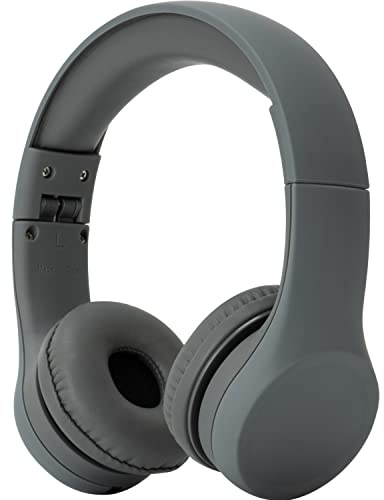Snug Play+ Kids Headphones with Volume Limiting for Toddlers (Boys/Girls) - Grey