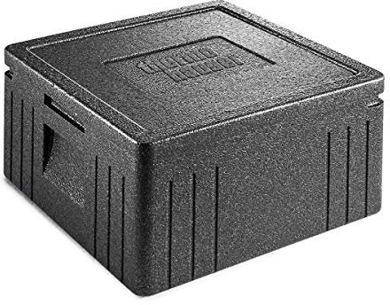 Thermohauser - Contenitore termico EPP Pizza Eco Line con coperchio, 22 litri, 41 x 41 x 23 cm - scatola per la consegna a domicilio della pizza