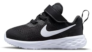 Nike Revolution 6 Sneaker Black/White-Dk Smoke Grey 11C
