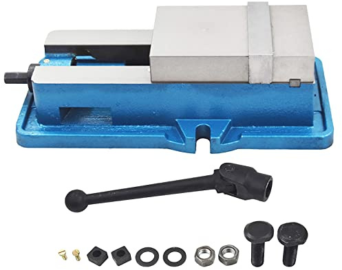 marddpair Bench Clamp Vise 4 Inch Accuracy Mill Vise without Base Fit for Milling Shaping and Drilling Machines