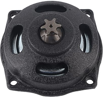 Akozon Kupplungstrommel 6T Ritzel, Edelstahl 6 Zähne Getriebekupplungstrommel für 2-Takt 47ccm 49ccm Motor Mini Pocket Dirt Bike ATV Quad