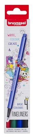 Bruynzeel Fineliner Pinselstifte 4er Set