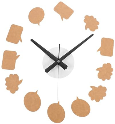 IMIKEYA Einzigartige Graffiti-wanduhr Aufkleber-Uhr Für Zuhause Und Büro Wanddekoration