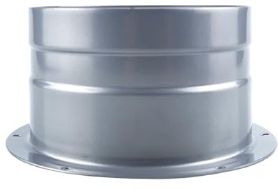 Bride de connecteur de conduit en acier galvanisé de 145 mm, raccord rond pour conduit flexible ou rigide, interface ronde pour tube d'air de tente de culture, plaque de montage