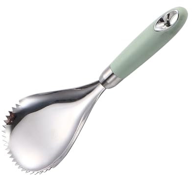 De Helado De Acero Inoxidable, Utensilios De Mango Largo, Artilugios De Agarre Cómodos De Uso Múltiple, Scooper De Helado En Acero Inoxidable Para La Fabricación De Helados, Porción De Platos