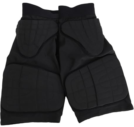 Jopwkuin Pantalones Cortos de Compresión Acolchados Protectores para Jóvenes para Fútbol Baloncesto, Almohadillas Modulares con Tela de Secado Rápido, Ropa Interior Acolchada Resistente a los (YL)
