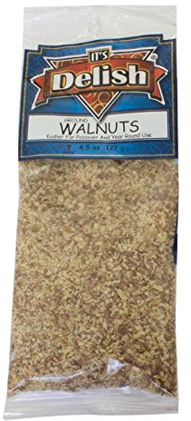 Gourmet Ground Walnuts (Pure Kosher Walnut Meal) by Its Delish – 7 OZ Bag Bulk Bag – Healthy Baking, Cooking & Eating Recipes – Dairy & Egg Free, Protein-Packed Substitute for Flour