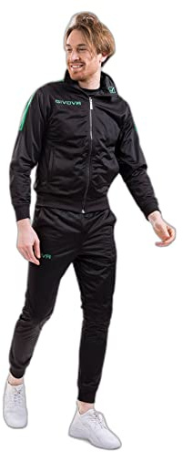 Gicova unisex tuta träningsdräkt, flerfärgad, M