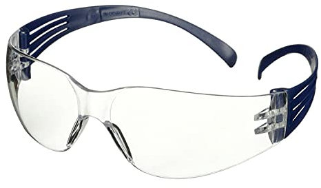 3M™ SecureFit™ 100 Schutzbrille, blaue Bügel, Antikratz-/Antibeschlag-Beschichtung, klare Scheibe, SF101AF-BLU, 20/Versandeinheit