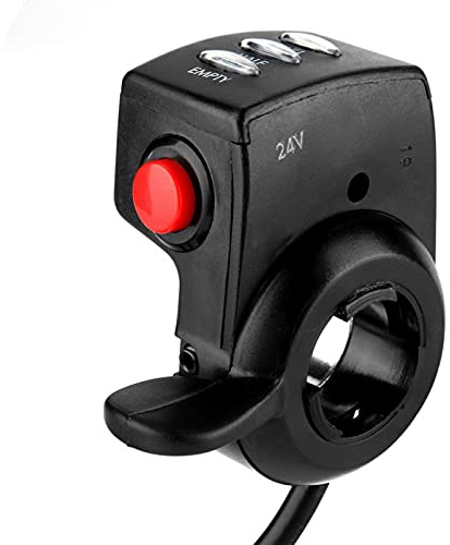 E-Bike Elektrodrosseln, 36V Speed ​​Control Twist Thumb Throttle Assembly für E-Bike Elektrofahrrad