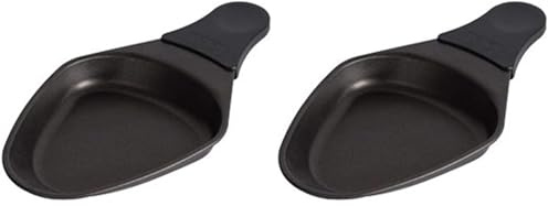 Tefal XA400102 Accessoire Raclette 2 coupelles ovales avec revêtement anti-adhésif (Lot de 2)