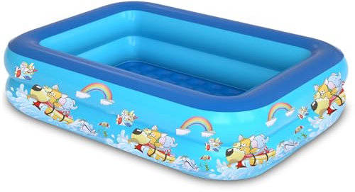 Piscina Hinchable Infantil Summer,120x85cm Piscina Hinchable de Bebés,Piscina Inflable Infantil,Piscina de Agua para Niños,Piscina Inflable Niños,Redonda Piscina para Jardín Interior al Aire Libre