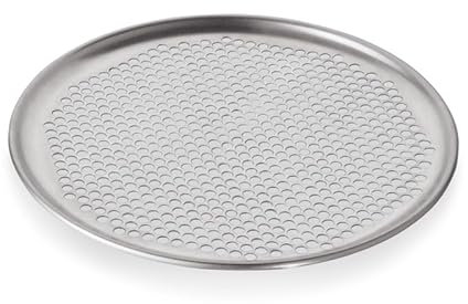 Playflip 20 x pizzaplåt rund perforering 25 cm aluminium