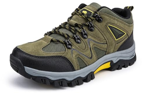 Chaussures de Randonnée Escalade pour Homme Chaussures de Trekking Plein air Imperméables d'escalade Alpinisme Antidérapantes Sneakers EU39-48