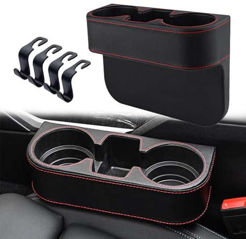 VBGURR Getränkehalter Auto Getränkehalter, Becherhalter Auto Universal Auto Getränkehalter mit Haken, Auto Organizer Mittelkonsole Auto Becherhalter