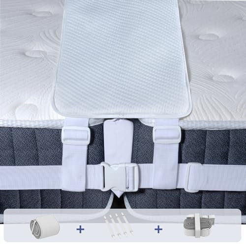 CZL Liebesbrücke für Matratzen 200 x 30 cm mit 15cm Verbesserter Schwammstreifen, 9,5M Spanngurt Matratzenverbinder Matratzenkeil Ritzenfüller Besucherritzenfüller für Matratzen 200 cm / 190 cm