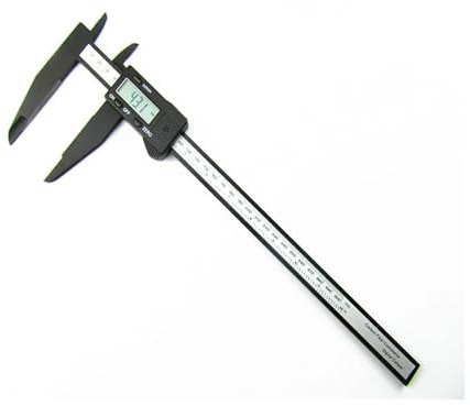Micrómetro Digital, Calibrador Digital Electrónico De 12 Pulgadas Y 300 Mm, Calibrador Vernier Digital De Plástico Con Pantalla LCD Grande Y Micrómetro De Mordaza Larga.