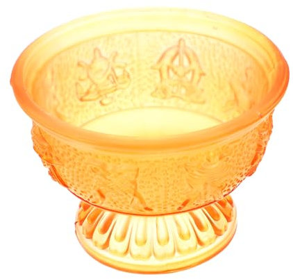 CIYODO Ciotola Per Offerte in Trasparente Squisita Tazza Per Adorazione Buddista Per Decorazione Della Casa E Tè