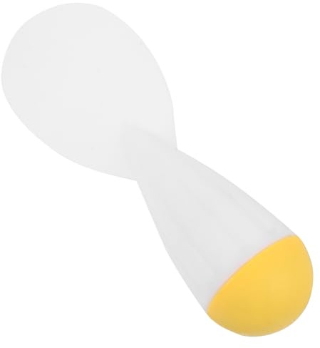 Healifty Cucchiaio Riso Antiaderente Autostabile Bianco Paletta Multiuso per Cucina Domestica e Ristoranti Facile da Pulire e Resistente per Servire e Preparare Piatti con Riso