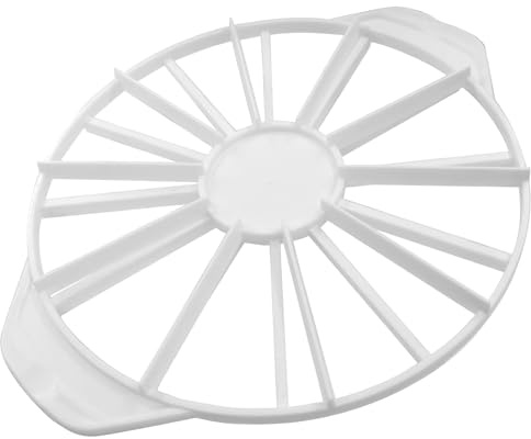 VDAMZVO 10 or 12 Slices Cake Portion Marker, Round Cake Divider Double Sided Slices for Even Portions