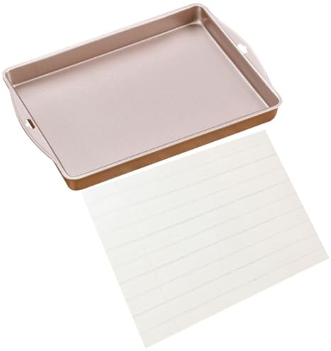 ERINGOGO Nougat Baking Mold Rectangular Non-Stick Pastry Baking Tools Set Grid Tray for Homemade Desserts and Pastry Shaping