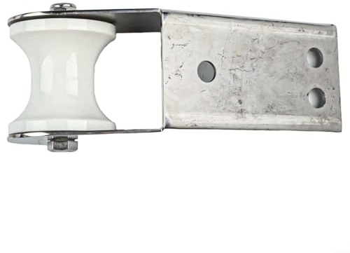 Soporte de rodillo de anclaje de arco de acero inoxidable 316 con rodillos de nailon, 50 x 155 mm, hardware marino para barcos