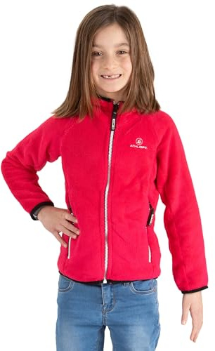 ATHL DPT. Veste polaire chaude et douillette pour fille pour le sport et les loisirs, Avec capuche rose, 146