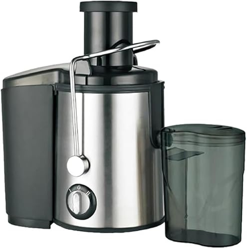 Presse-agrumes centrifuge, réglage à 2 vitesses, goulotte d'alimentation de 65 mm, séparation des résidus de jus, protection contre la surchauffe, idéale pour un usage domestique et commercial