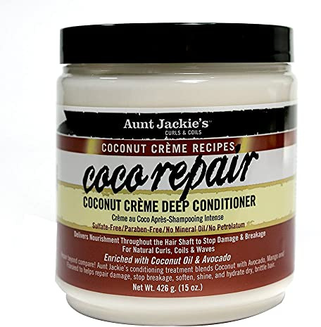 Aunt Jackie's COCONUT CREME Curl Repair 15oz